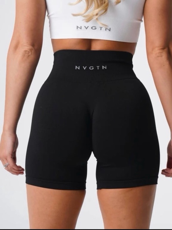 NVGTN Pants - NWT NVGTN Black Seamless Shorts Size Small